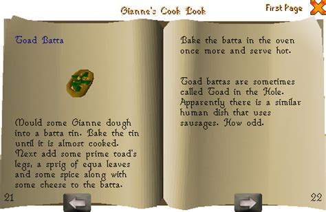 Filegiannes Cook Book Interface 11png Osrs Wiki