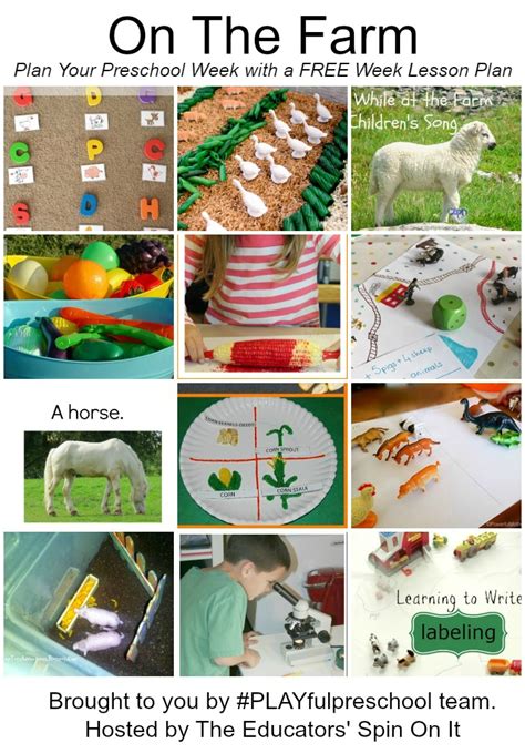 Harvest Preschool Activities A Social Studies Lesson