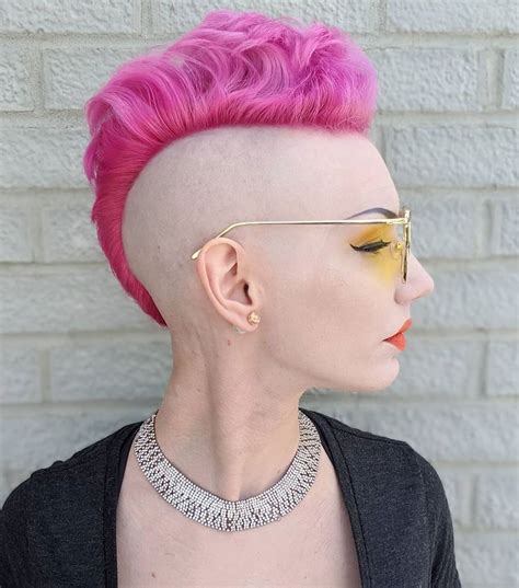 The Coolest Shaved Hairstyles For Women Hair Adviser Shaved Side