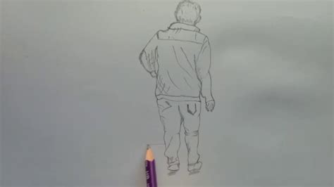Sketch Person Walking Drawing Draw Egg