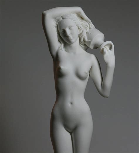 Grande statue femme nue en marbre moulé sculpture art érotique 39 9 cm