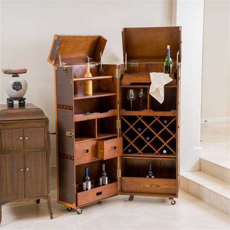 Come to a decision and makes this fine inclusion to your home. Home Loft Concepts Brisco Rolling Bar Cabinet with Wine ...