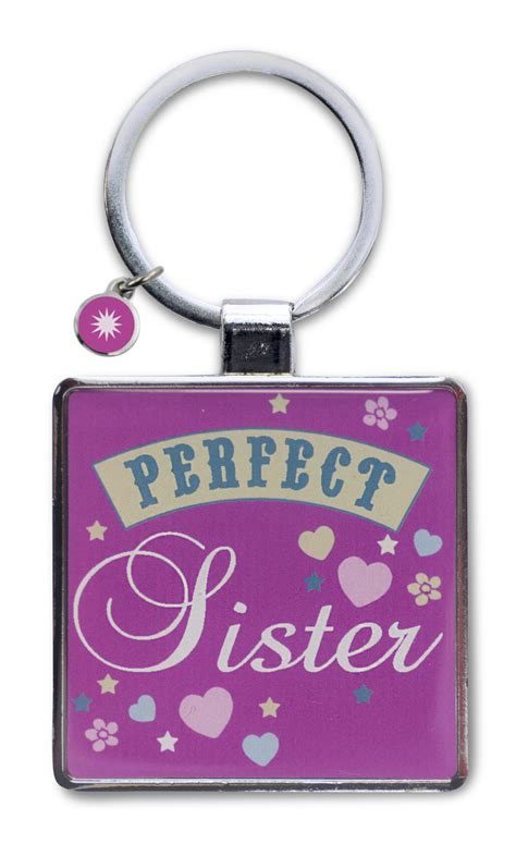 Perfect Sister Little Wishes Metallic Keyring Ts