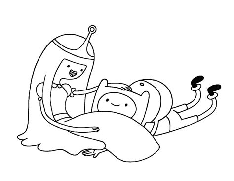 Adventure Time Coloring Pages Finn - Coloring Home