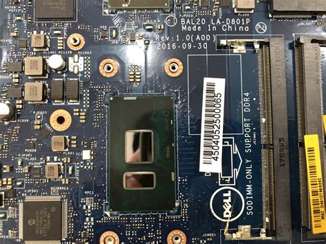 Main Laptop Dell Inspiron 15 5567 Cpu Sr2zu Intel® Core I5 7200u