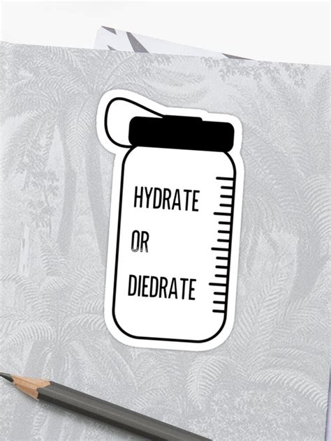 Hydrate Or Diedrate Sticker By Madedesigns In 2020 Stickers