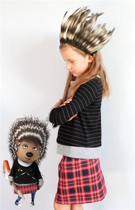Ash Costume Girl Costume Sing Costume Cartoon Costume Porcupine
