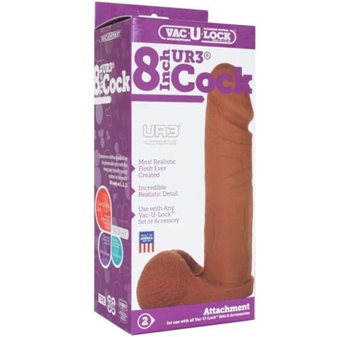 Vac U Lock Ur3 Cock 8 Brown Sex Toys At Adult Empire