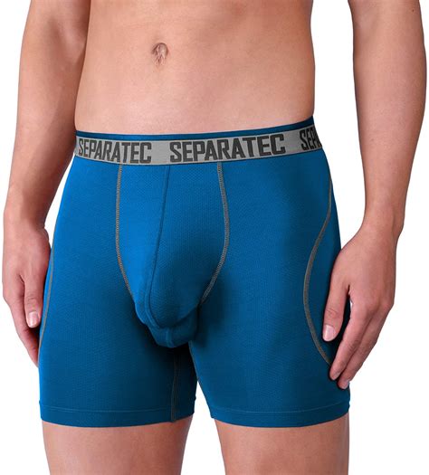 Separatec Mens Underwear Dual Pouch Sport Quick Dry Boxer Briefs 3