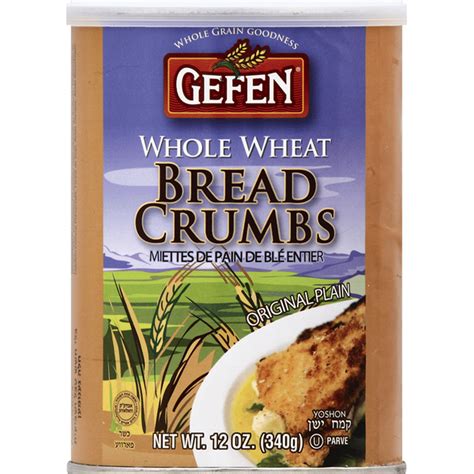 Gefen Bread Crumbs Whole Wheat Original Plain 12 Oz Instacart