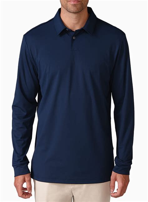 Ashworth Matte Interlock Long Sleeve Golf Shirt Polo Mens Am3185s6 New