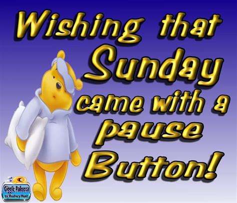 Wishing That Sunday Came With A Pause Button Sunday Sunday Quotes Funny