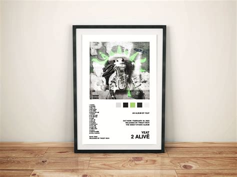 Yeat / 2 Alive / Album Cover Poster Poster Print Wall Art | Etsy Schweiz