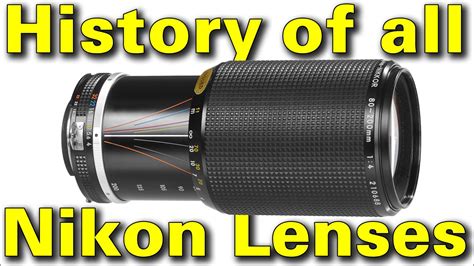 All Nikon Lens Technology Explained By Ken Rockwell Youtube