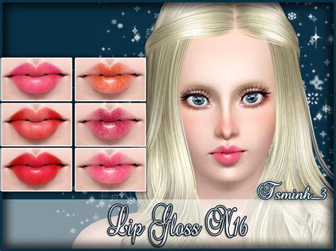 The Sims Resource Lip Gloss N16