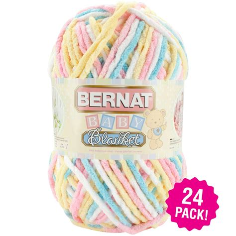 Bernat Baby Blanket Big Ball Yarn Pitter Patter Multipack Of 24