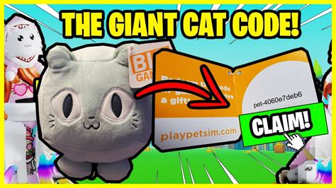 Pet Simulator X Giant Cat Code I Got The Massive Cat Super Op