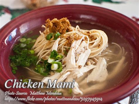 Chicken Mami Chicken Noodle Soup Panlasang Pinoy Meaty Recipes