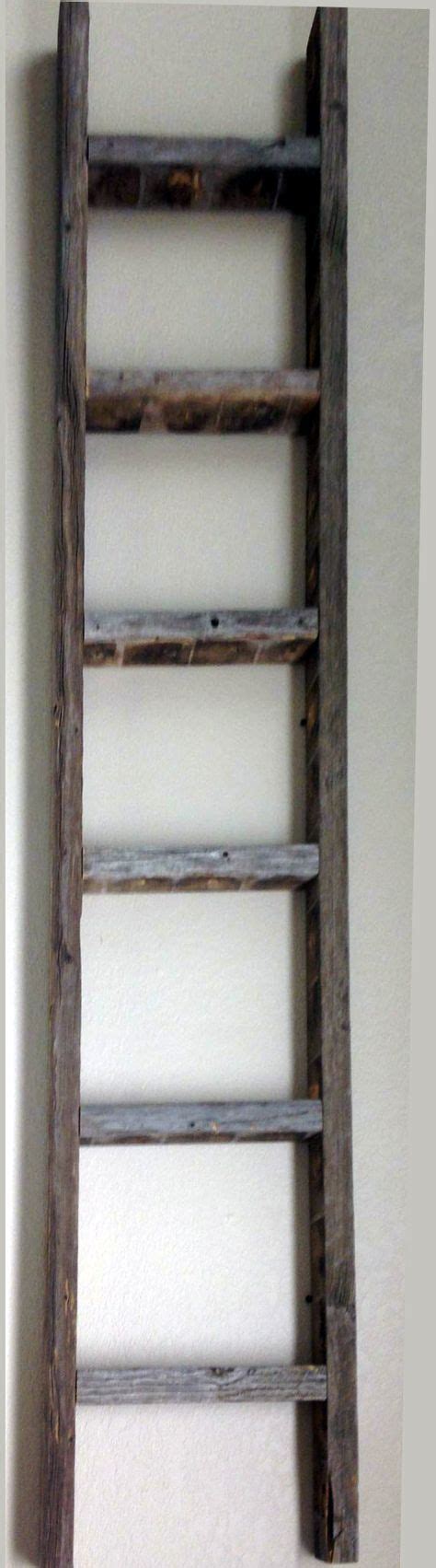 Decorative Ladder Reclaimed Old Wooden Ladder 6 Foot Rustic Barn Wood