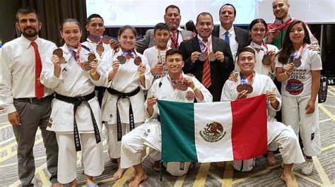 karate de méxico destacó en el 2º campeonato panamericano wskf panamá 2018 sendero artes marciales