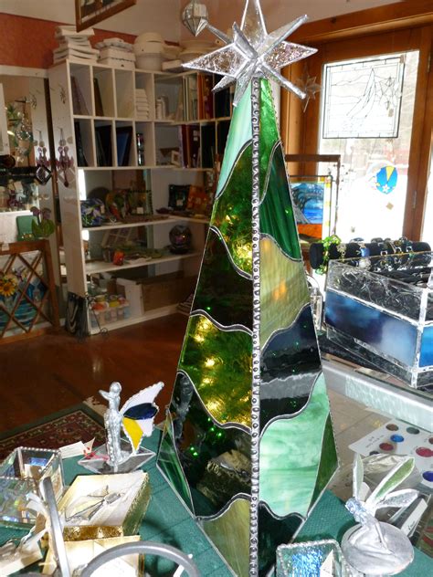 20 Glass Christmas Tree With Lights Homyhomee