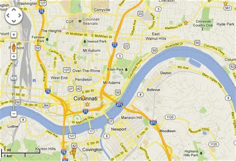Map Of Kentucky And Ohio Border Maps For You