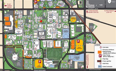 Asu Polytechnic Campus Map