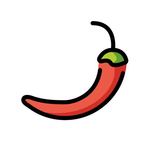 🌶️ hot pepper on openmoji 1 0