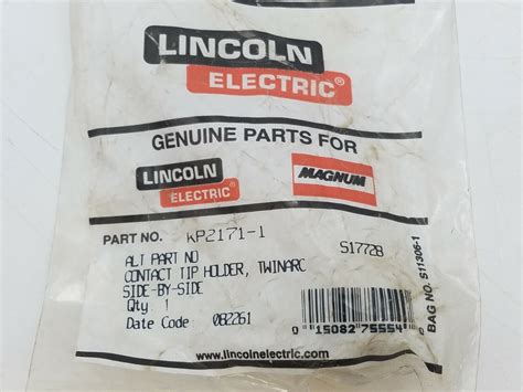 Lincoln Electric KP2171 1 Contact Tip Holder Side By Side Twinarc