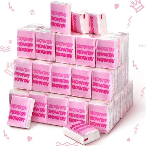 60 pack preppy facial tissue for teen girls pink pocket tissue preppy room decor