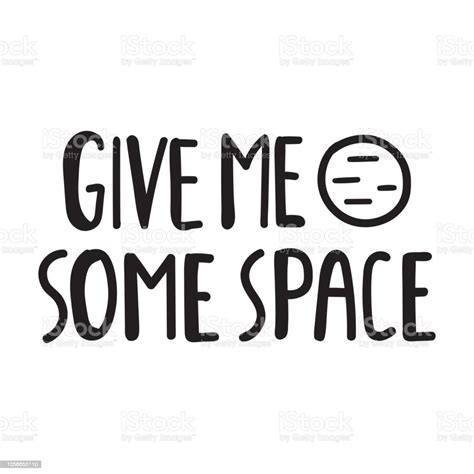 Give Me Some Space Stock Illustration Download Image Now Banner Sign Cartoon Computer