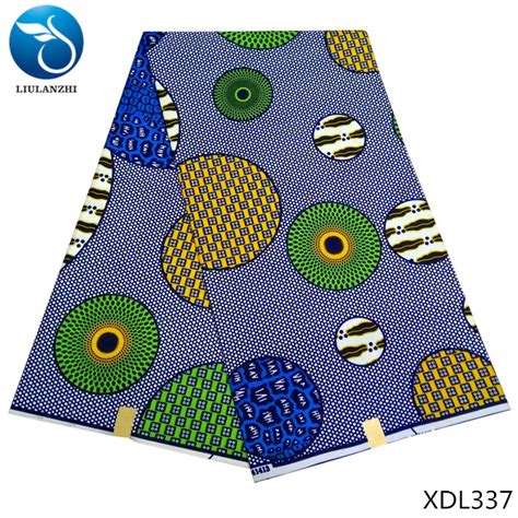 LIULANZHI Nigeria Wax Fabrics Printed African Wax Prints Fabric Ankara