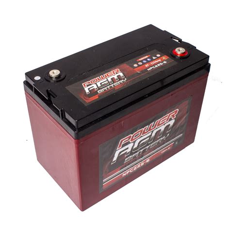 225ah Agm 6v Deep Cycle Battery For Solar Systems Offgrid 4wd 4x4 Camping Caravan Emergency Po