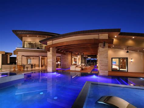 Waters Edge A Stunning Contemporary Mansion In Las Vegas Nv Homes