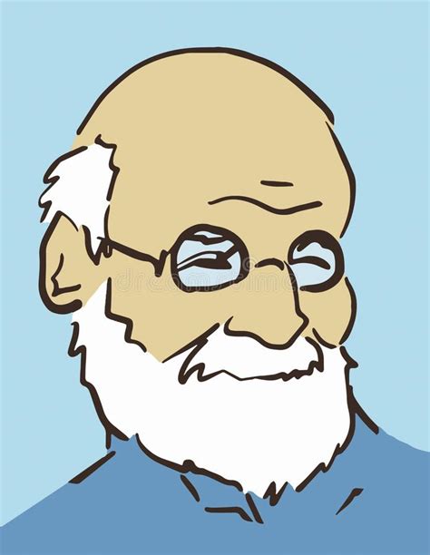 Cartoon Old Man Face Stock Illustration Illustration Of