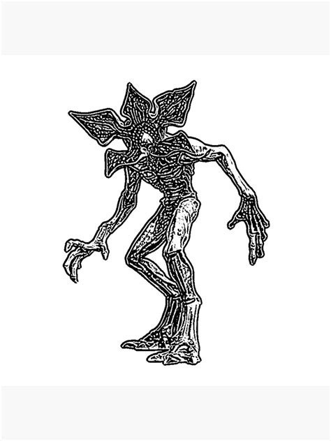 "Stranger Things Demogorgon" Poster for Sale by EmeraldOcean | Redbubble