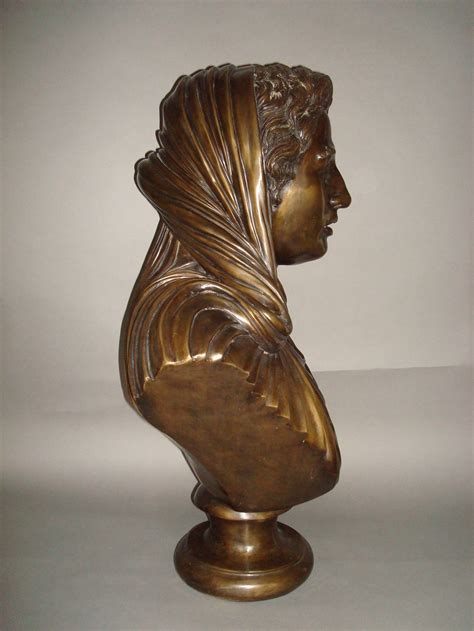 Classical Bronze Bust Of Oversized Proportions For Sale At 1stdibs