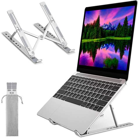 Buy Adjustable Laptop Stand Portable Aluminium Laptop Riser Laptop