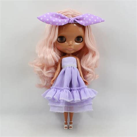 Nude Blyth Doll Pink Hair Factory Doll Suitable For DIY Change BJD Toy