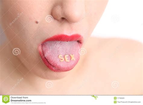 Tongue Stock Image Image Of Seductive Person Expression 17750323