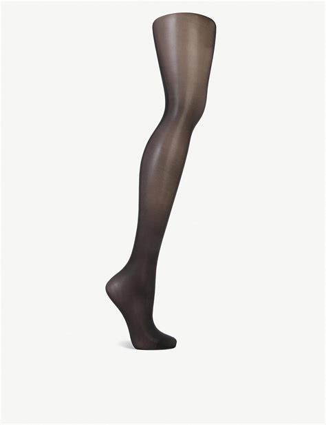 Wolford Women S Black Perfectly 30 Denier Tights Lyst