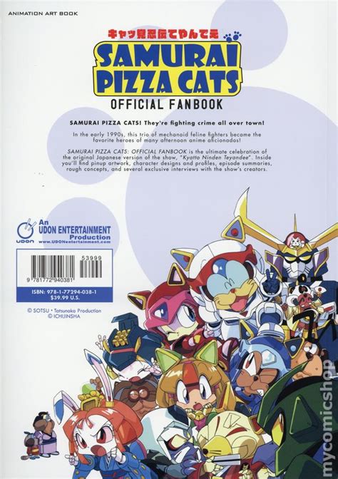 Samurai Pizza Cats Official Fan Book Sc 2019 Udon Comic Books
