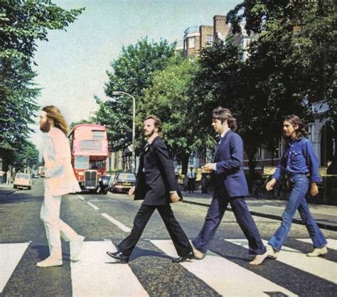The Beatles Abbey Road Album Cover Wallpaper