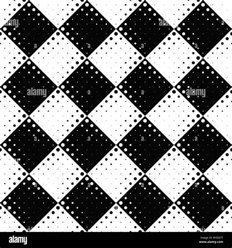 Geometrical Black And White Dot Pattern Background Design Monochrome Abstract Vector