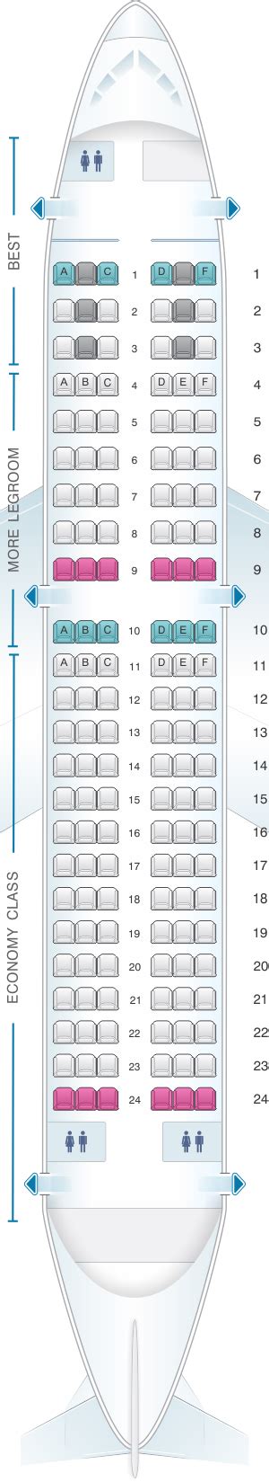 Seat Map Eurowings Airbus A319 Seatmaestro