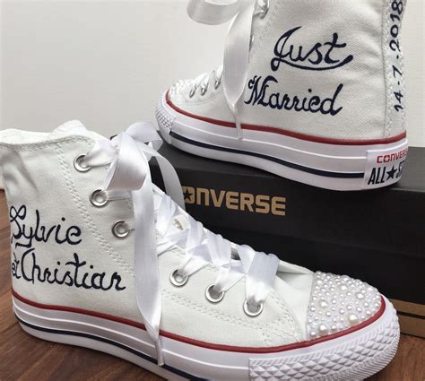 Excited To Share This Item From My Etsy Shop Custom Converse Wedding