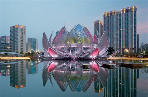 The Lotus Building A Massive Sculptural Building In China
