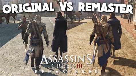 Assassins Creed 3 Remastered Vs Original Comparison AC3 YouTube