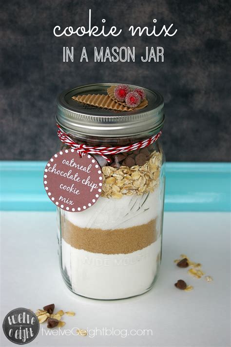 A little oat fiber gives the cookies a nice texture and a. Gifts In A Mason Jar: Oatmeal Chocolate Chip Cookie Mix