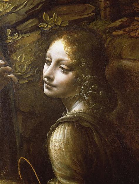 Detail Of The Angel From The Virgin Of The Rocks The